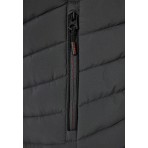 Funky Buddha Ανδρικό Αμάνικο Καπιτονέ Μπουφάν Γιλέκο Γκρι