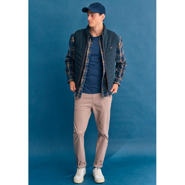 Funky Buddha Καπιτονέ Μπουφάν Αμάνικο Ανδρικό (FBM012-001-01-NAVY)