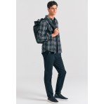 Funky Buddha Ανδρικό Παντελόνι Chino (FBM012-001-02-BLACK)