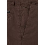 Funky Buddha The Essentials Ανδρικό Παντελόνι Chino Καφέ