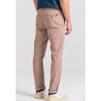 Funky Buddha Ανδρικό Παντελόνι Chino (FBM012-001-02-LT-CIGAR)