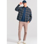 Funky Buddha Ανδρικό Παντελόνι Chino (FBM012-001-02-LT-CIGAR)