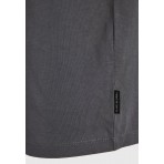 Funky Buddha Ανδρική Μπλούζα Με Κοντό Μανίκι Basic (FBM012-001-04-DK-GREY)