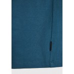 Funky Buddha Ανδρική Κοντομάνικη Μπλούζα Πετρόλ