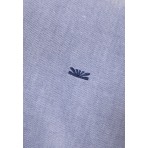 Funky Buddha Ανδρικό Μακρυμάνικο Πουκάμισο Oxford Μωβ