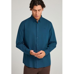 Funky Buddha Ανδρικό Πουκάμισο Basic (FBM012-001-05-INDIAN-TEAL-MEL)
