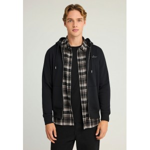 Funky Buddha The Essentials Ζακέτα Βαμβακερή Ανδρική (FBM012-001-06-BLACK)