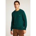 Funky Buddha Ανδρικό Πλεκτό Με Λαιμόκοψη (FBM012-001-09-DARK-SEA-MEL)