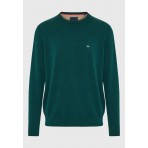 Funky Buddha Ανδρικό Πλεκτό Με Λαιμόκοψη (FBM012-001-09-DARK-SEA-MEL)