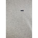 Funky Buddha Ανδρικό Πλεκτό Με Λαιμόκοψη (FBM012-001-09-GREY-MEL)