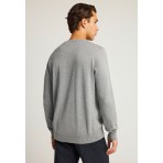 Funky Buddha The Essentials Ανδρικό Πουλόβερ Γκρι