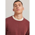 Funky Buddha Ανδρικό Πλεκτό Με Λαιμόκοψη (FBM012-001-09-HENNA-BROWN-MEL)