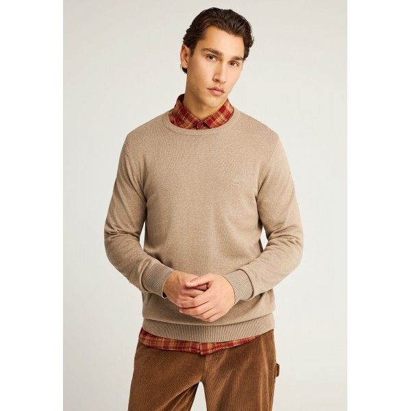 Funky Buddha The Essentials Πουλόβερ Ανδρικό (FBM012-001-09-LT-CIGAR-MEL)