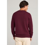 Funky Buddha Ανδρικό Πλεκτό Με Λαιμόκοψη (FBM012-001-09-MERLOT-MEL)