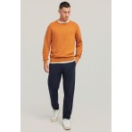 Funky Buddha Ανδρικό Πλεκτό Με Λαιμόκοψη (FBM012-001-09-RUSTIC-CARAMEL-M)