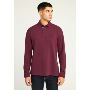 Funky Buddha Ανδρική Μπλούζα Πόλο Με Μακρύ Μανίκι (FBM012-001-11-MERLOT)
