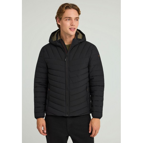 Funky Buddha Ανδρικό Casual Τζάκετ (FBM012-002-01-BLACK)