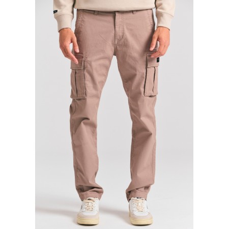 Funky Buddha Ανδρικό Παντελόνι Cargo σε Χρώμα του Πούρου