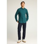 Funky Buddha Ανδρικό Μακρυμάνικο Πουκάμισο Oxford