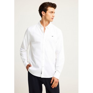 Funky Buddha The Essentials Oxford Πουκάμισο Μακρυμάνικο Ανδρικό (FBM012-002-05-WHITE)