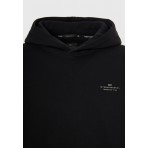 Funky Buddha Ανδρικό Φούτερ Με Κουκούλα (FBM012-002-06-BLACK)