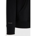 Funky Buddha Ανδρικό Φούτερ με Κουκούλα Μαύρο