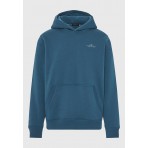 Funky Buddha Ανδρικό Φούτερ Με Κουκούλα (FBM012-002-06-INDIAN-TEAL)