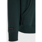 Funky Buddha Ανδρικό Φούτερ με Κουκούλα Κυπαρισσί