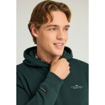 Funky Buddha Ανδρικό Φούτερ με Κουκούλα Κυπαρισσί