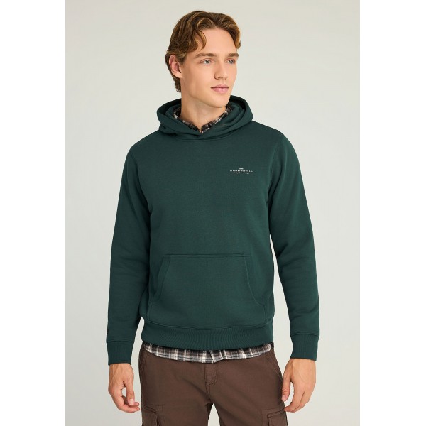 Funky Buddha The Essentials Hoodie Ανδρικό (FBM012-002-06-PINE-GREEN)