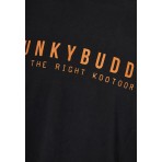 Funky Buddha Ανδρική Μπλούζα Με Μακρύ Μανίκι (FBM012-002-07-BLACK)