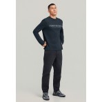 Funky Buddha Ανδρική Μακρυμάνικη Μπλούζα Μαύρη