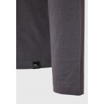 Funky Buddha Ανδρική Μακρυμάνικη Μπλούζα Γκρι