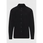 Funky Buddha Ανδρικό Πουκάμισο Basic (FBM012-003-05-BLACK)