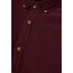 Funky Buddha Ανδρικό Πουκάμισο Basic (FBM012-003-05-MERLOT)