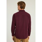 Funky Buddha Ανδρικό Πουκάμισο Basic (FBM012-003-05-MERLOT)