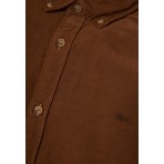 Funky Buddha Ανδρικό Πουκάμισο Basic (FBM012-003-05-MOCCA)