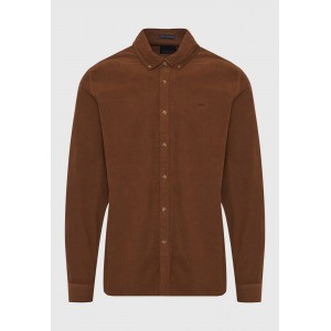 Funky Buddha Ανδρικό Πουκάμισο Basic (FBM012-003-05-MOCCA)