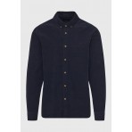 Funky Buddha Ανδρικό Πουκάμισο Basic (FBM012-003-05-NAVY)