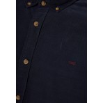 Funky Buddha Ανδρικό Πουκάμισο Basic (FBM012-003-05-NAVY)