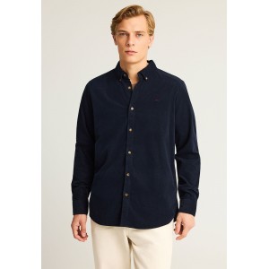 Funky Buddha Κοτλέ Πουκάμισο Μακρυμάνικο Ανδρικό (FBM012-003-05-NAVY)