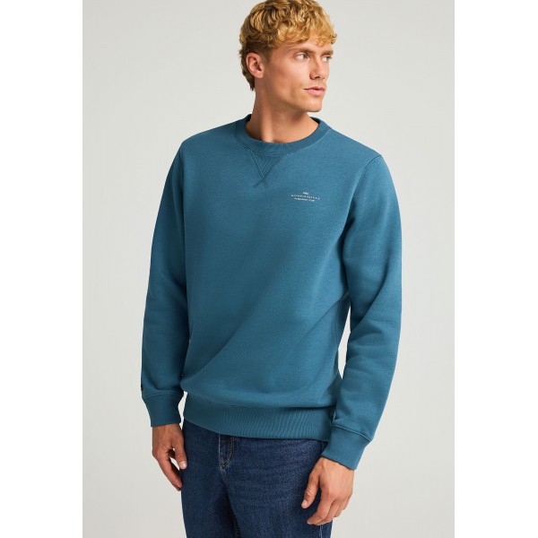 Funky Buddha The Essentials Μπλούζα Με Λαιμόκοψη Ανδρική (FBM012-003-06-INDIAN-TEAL)