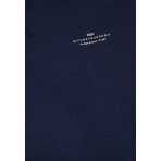 Funky Buddha Ανδρική Μακρυμάνικη Μπλούζα με Λαιμόκοψη Μπλε Σκούρο