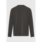 Funky Buddha Ανδρική Μακρυμάνικη Μπλούζα Χακί