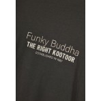 Funky Buddha Ανδρική Μακρυμάνικη Μπλούζα Χακί