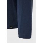 Funky Buddha Ανδρική Μακρυμάνικη Μπλούζα Μπλε Σκούρο