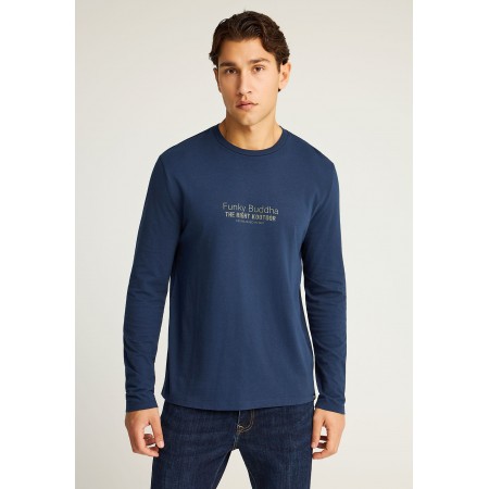 Funky Buddha Ανδρική Μπλούζα Με Μακρύ Μανίκι 
