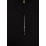 Funky Buddha Ανδρικό Πλεκτό Με Φερμουάρ (FBM012-003-09-BLACK)