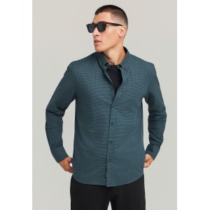 Funky Buddha Ανδρικό Πουκάμισο Καρό (FBM012-004-05-PINE-GREEN)
