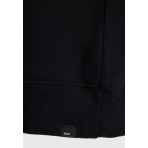 Funky Buddha Ανδρική Μακρυμάνικη Μπλούζα με Λαιμόκοψη Μαύρη